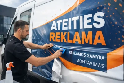 Reklama ant automobilių